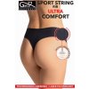 Dámske nohavičky - SPORT STRING RIB ULTRA COMFORT černá XL