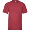 Fruit of the Loom Tričko Valueweight T, krátký rukáv, pánské COT161036a4003-brick red L Červená cihlově