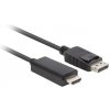 LAE Lanberg CA-DPHD-11CC-0050-BK menič pohlaví / DisplayPort HDMI kábel čierny