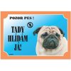 Dafiko Tabulka Tady hlídám! Mops 1ks
