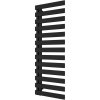 Azur Dizajnový kúpeľňový radiátor Lilly, 751 W, čierna, 140 x 60 cm