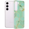 Techsuit Marble Series – puzdro na Samsung Galaxy S23 – Green Hex