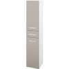 Dreja Vysoká skriňa DOS SVD2Z 35 - N01 Biela lesk / Úchytka T01 / N07 Stone / Pravé