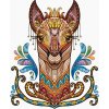 zuty Zuty - Maľovanie Podľa Čísel - Mandala Lama, 80X100 Cm, Plátno (8596530069706)