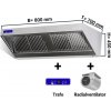 GGM Nástenný digestor s motorom , regulátorom, osvetlením - 800x700 mm | WLS87M