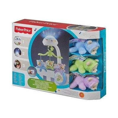 Fisher Price kolotoč nad postieľku motýliky CDN41