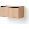 New Works Závesná skrinka Cabinet Low w. Doors, oak