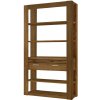 Szynaka Regál Velvet II 18 125 cm z masívu dub rustikálny