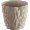 Prosperplast kvetináč 14,9cm SANDY P DSY150P-7529U mocca plastový PROSPERPLAST