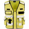 Korntex Bonn Reflexná vesta pre špeciálne jednotky KX040 Signal Yellow one size