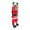 Vianočný Mikuláš na rebríku Vianočné ozdoby Vianoce 120 cm