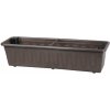 PLASTKON Samozavlažovací truhlík Garden Flor 40 cm hnedá
