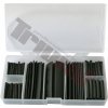 TRIUMF Sada zmršťovacích bužírok OE2-OE13 mm v pvc organizéry 127 dielna, čierne