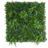 Umelá živá zelená stena JUNGLE, 100x100cm