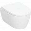 Geberit iCon Závesné WC s doskou SoftClose, Rimfree, matná biela 502.381.JT.1