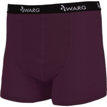 Warg pánske boxerky Merino 165 vínové