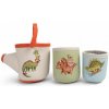 Filibabba Neoprénové hračky do kúpeľa - dino activity cups