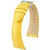 Kožený remienok Hirsch London 04266172-2, žltý, jašteričia koža, Quick Release 14 mm