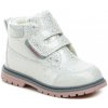 Wojtylko 1Z25056S biela perleť dievčenské zimné topánky