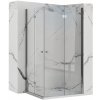 Rea Fold N2 sprchový kút so skladacími dverami 80(dvere) x 70(dvere), 6mm číre sklo, chrómový profil, KPL-07445