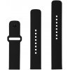FIXED Silicone Sporty Strap Set with Quick Release 20mm for smartwatch, black FIXSST2-20MM-BK
