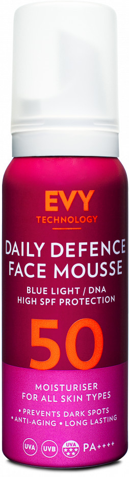 Evy Daily Defense Face Mousse Cancer Awareness SPF50 75 ml