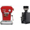Ascaso Dream PID, Love Red + Eureka Mignon Zero 55s, BL black