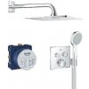 Grohe Grohtherm SmartControl - Sprchový set Perfect s podomietkovým termostatom, 2 prúdy, chróm 34742000