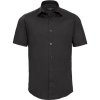 Russell Athletic Košile 947M, elastická, krátký rukáv COT11947M00202-black M Černá