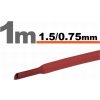 SOLEX Zmršťovacia trubička 1,5mm/0,75mm DRS1,5-0,75/RD červená