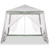 Záhradný altánok / párty stan s moskytiérou biely 3 x 3 m