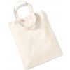 Westford Mill Bavlnená mini taška WM104 Natural 26 x 32,5 cm