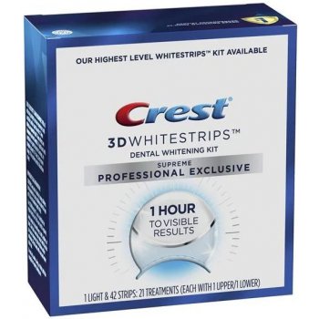 Procter & Gamble, Bieliace pásiky Crest 3D Whitestrips SUPREME Professional Exclusive, 42 ks