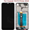 LCD Displej Huawei Y5 2018, Y5 Prime 2018 - Dotykové sklo + rám čierna