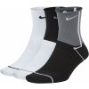 Vysoké bavlnené ponožky Nike EVERYDAY PLUS LIGHTWEIGHT (3 PAIR) čierne CK6021-904 - M