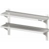 STALGAST Polica závesná nastaviteľná dvojposchodová 1200x400x660 mm | STALGAST, 981774120