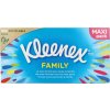 Kleenex family Hygienické vreckovky bez zápachu 2-vrstvové 128 ks
