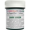 Sugarflair Čokoládová barva dark green 35 g