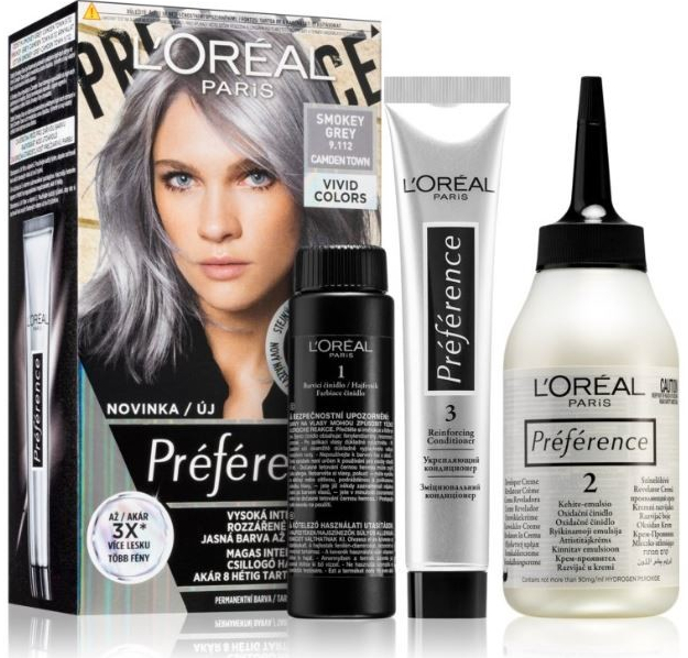L\'Oréal Préférence Vivid 9.112 Smokey Grey