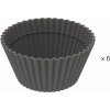 Formičky na muffiny Silfry silikónové, sivé, 6 ks