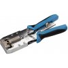 NETRACK 100-07 modular crimping tool RJ45 8p+6p+4p+AMP cat. 6 pressure control