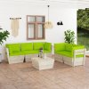 VidaXL Garden zelená 6 ks