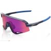 100% Slendale Satin Storm Metallic, okuliare - Purple Mirror Lens