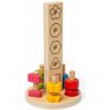 Bigjigs Toys Drevená veža s maticami a skrutkami