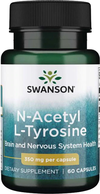 Swanson N-Acetyl L-Tyrosine 350 mg 60 kapsúl