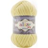 Alize příze Velluto 13 pastelově žlutá