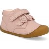 BUNDGAARD Barefoot dětské kotníkové boty Petit Flower Vintage Rose růžové