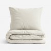 Goldea bavlnené posteľné obliečky - prírodné režné 200 x 200 a 2ks 70 x 90 cm