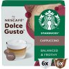 Kávové kapsule STARBUCKS® Cappuccino by NESCAFE® DOLCE GUSTO® kávové kapsule 12 ks (12401283)