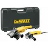 DeWALT DWE492TWIN2 Súprava s DWE492 (230 mm) + DWE4157 (125 mm) uhlové brúsky s kuframi